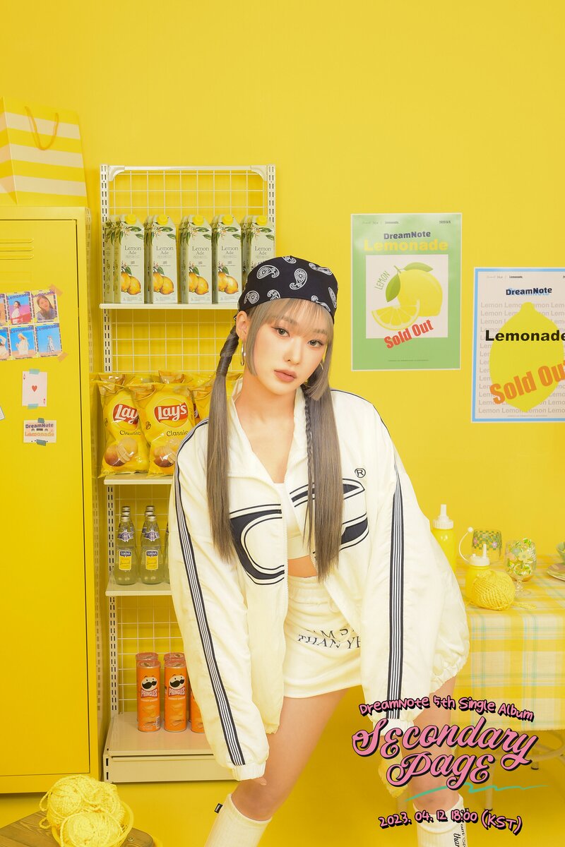 DreamNote 5th Single Album [Secondary Page] 🍋 : 'Lemonade' Concept Photo documents 24