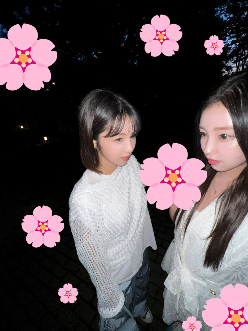 240409 WOOAH SORA sns update with LUCY documents 2