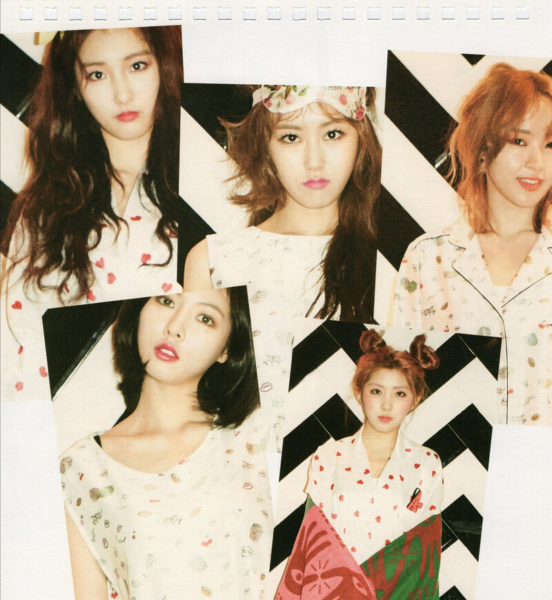 [SCANS] 4Minute 5th mini album '4Minute World' album scans documents 17