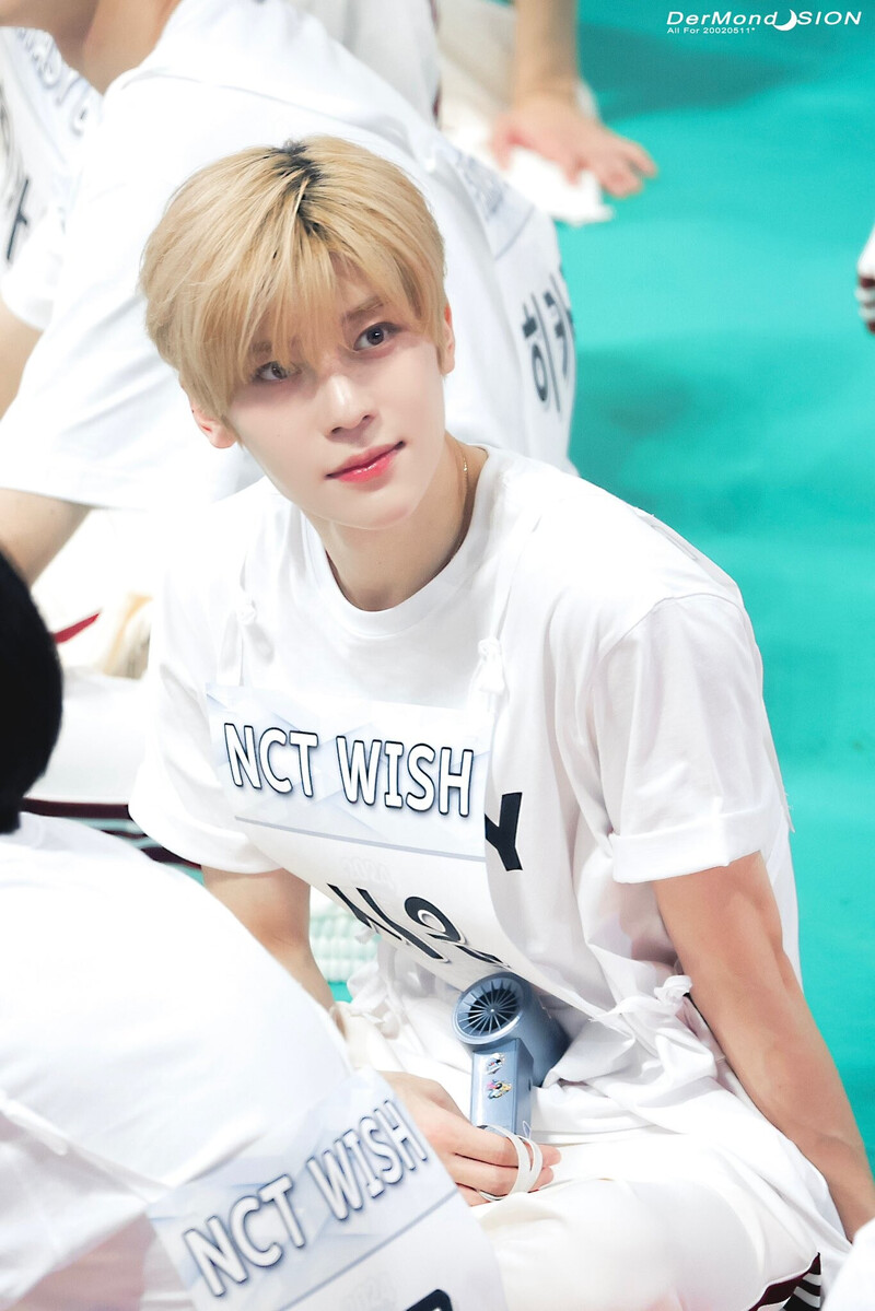 240805 NCT WISH's Sion at ISAC 2024 documents 2