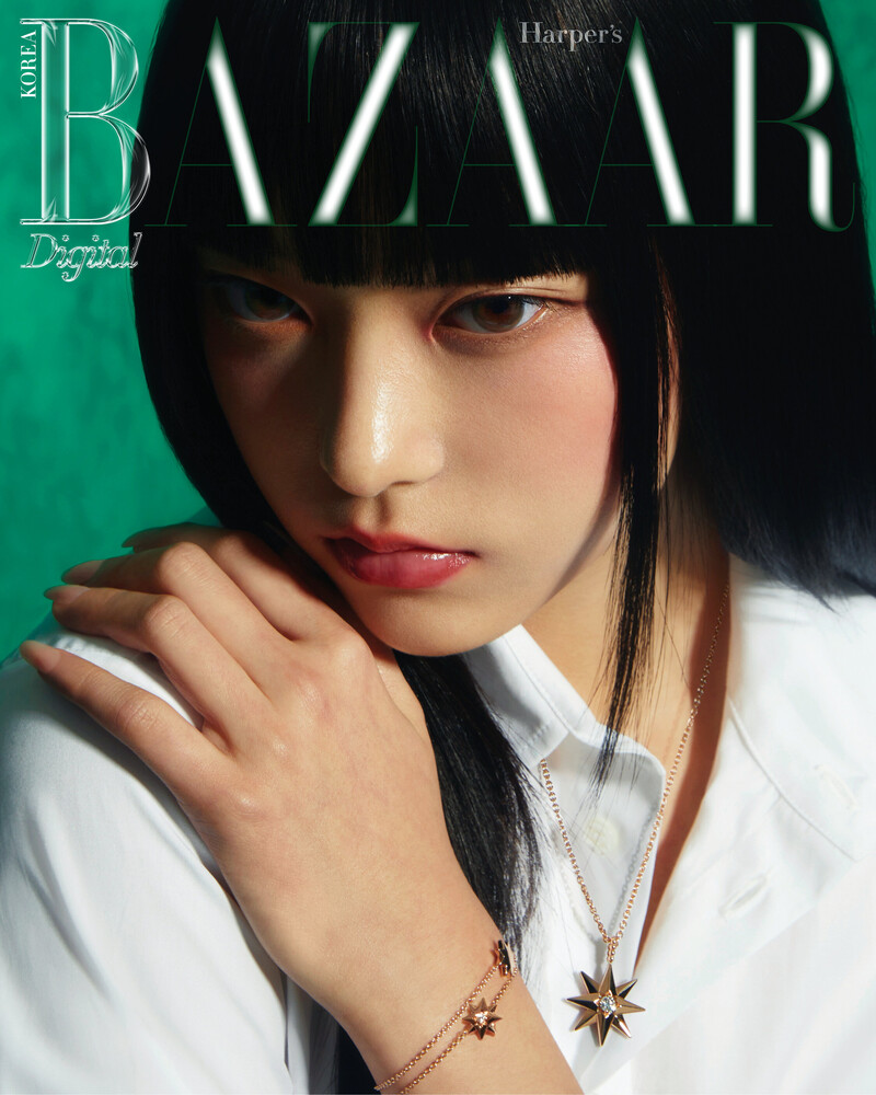 NewJeans Haerin x Dior Joaillerie ‘Étoile des Vents’ Collection for Harper’s Bazaar Korea May 2024 Issue documents 1