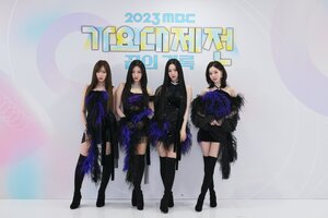 231231 - MBC Official Update - aespa at MBC Gayo Daejeon 2023 Photowall