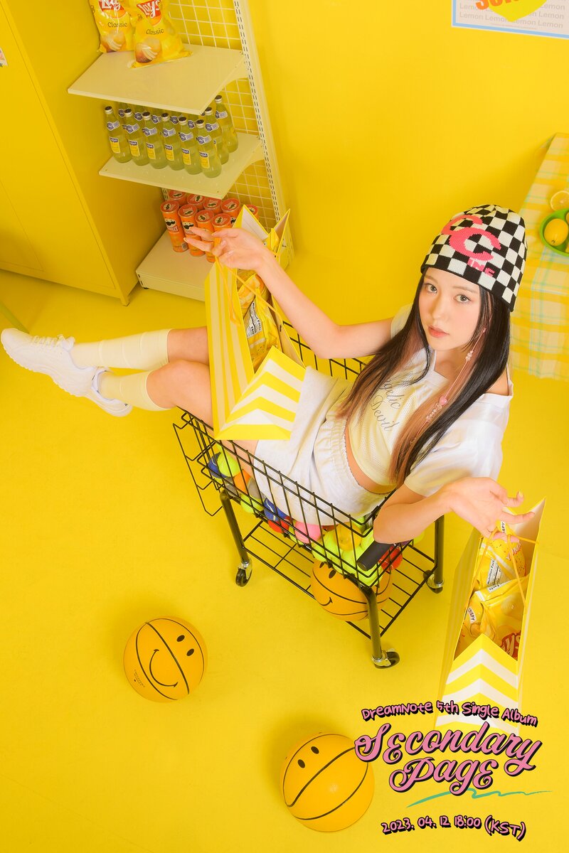 DreamNote 5th Single Album [Secondary Page] 🍋 : 'Lemonade' Concept Photo documents 28