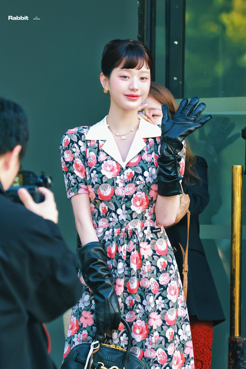 241001 IVE Wonyoung - Miu Miu SS25 Show at Paris Fashion Week documents 7