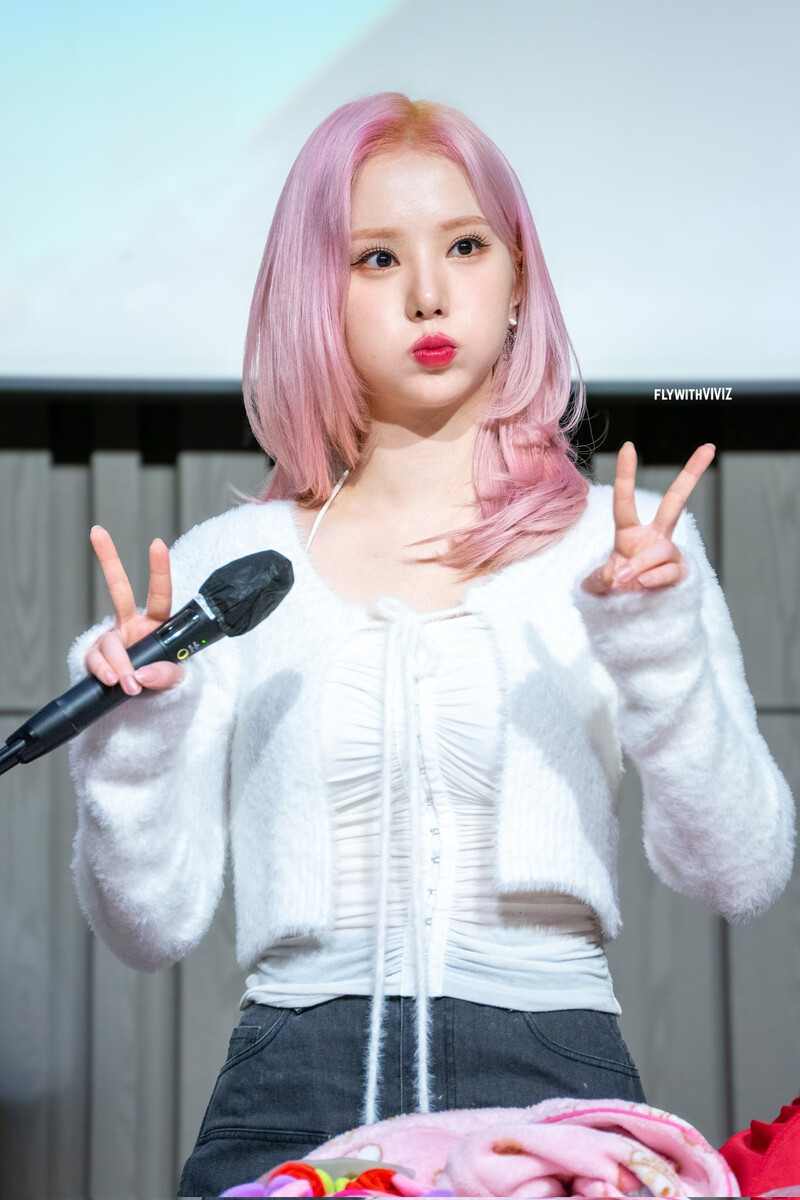 231224 VIVIZ Eunha - Soundwave Fansign documents 2