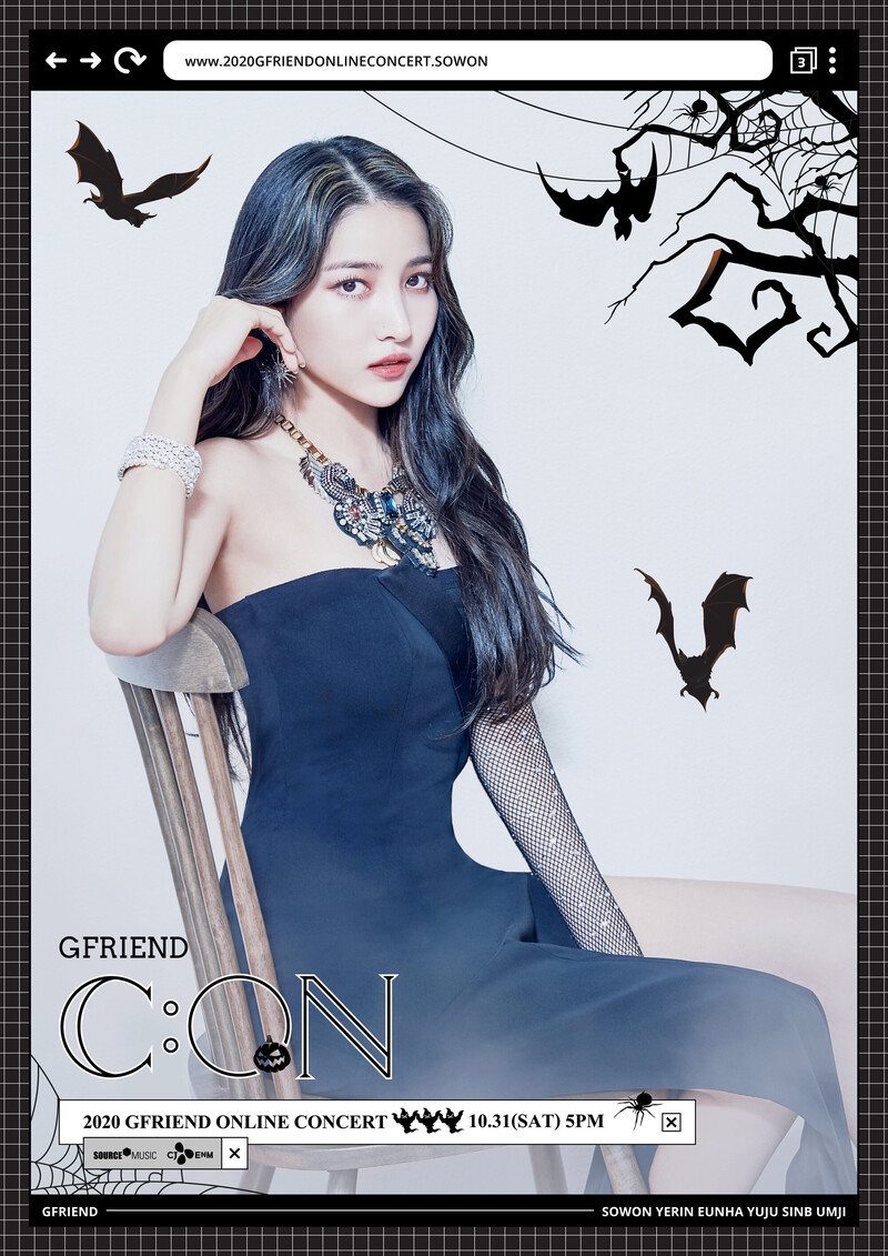 GFRIEND Online Concert 'G:Con' promotion posters documents 1