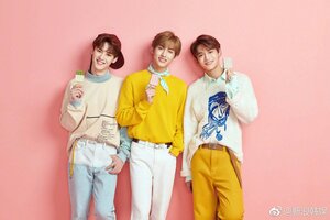 NCT Winwin , Kun & Lucas for ice cream brands zhongjie1946 (180911)