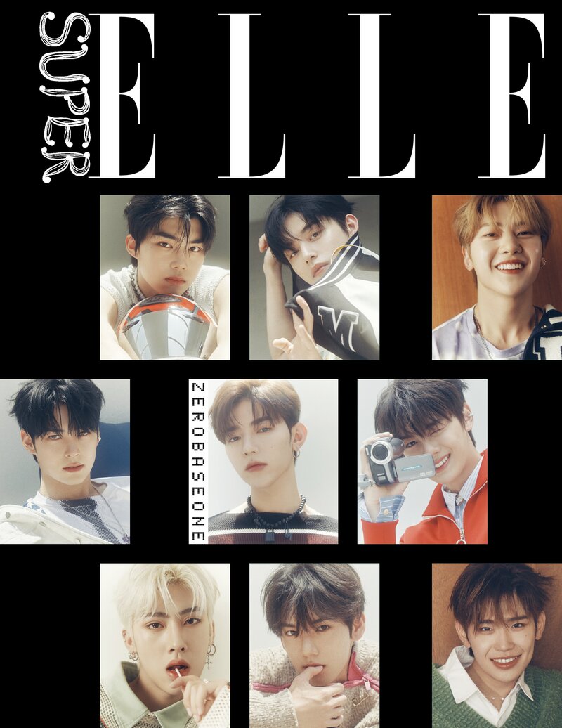 ZEROBASEONE for Elle Korea's "Super Elle" July 2023 Cover Issue documents 2