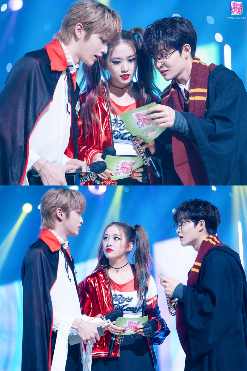 211031 Inkigayo MC's Yujin, Jihoon & Sungchan documents 20