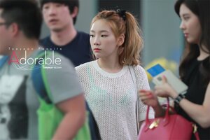 130621 Girls' Generation Taeyeon at Incheon Airport
