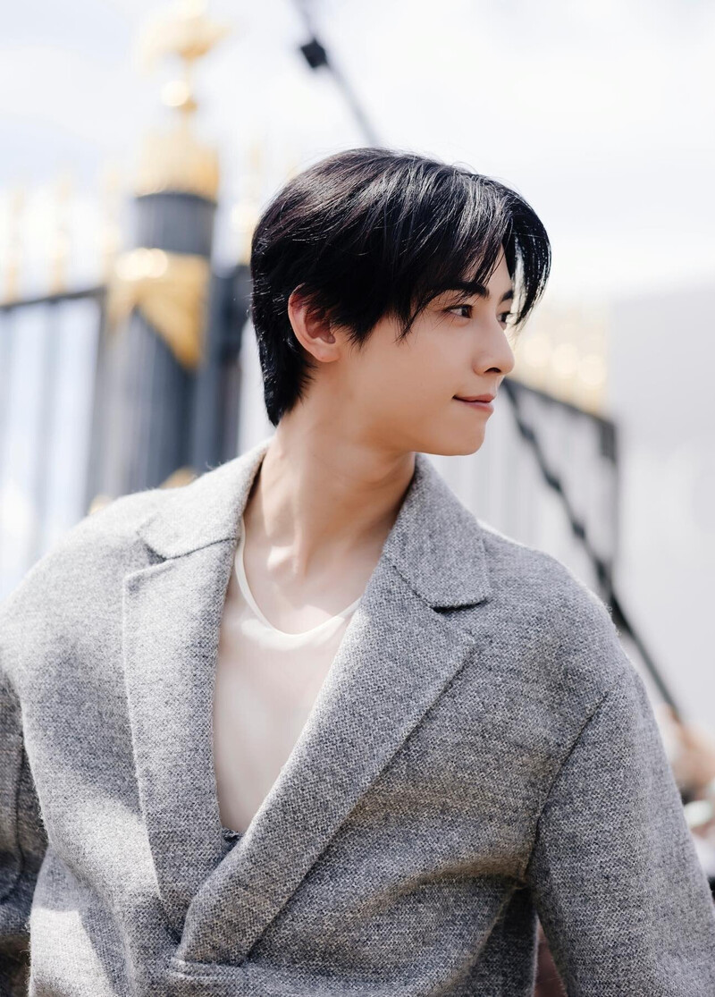 230623 Cha Eunwoo at DIOR men's summer 24 Paris Fashion Week show documents 9