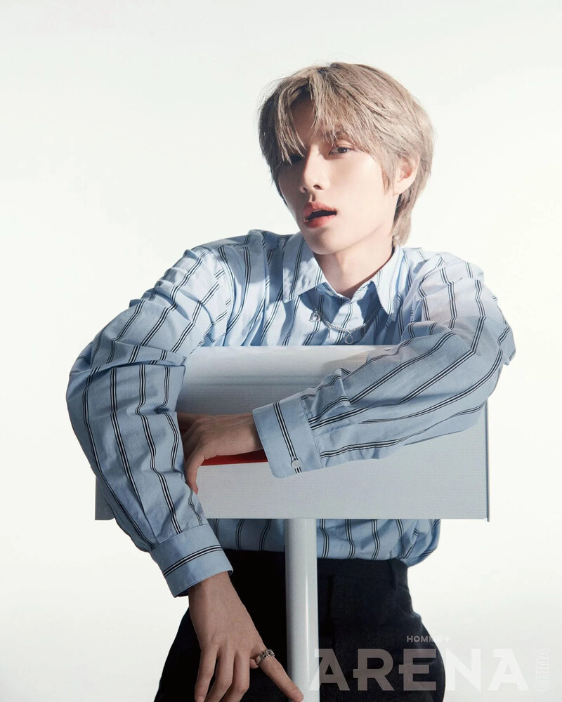 BEOMGYU for ARENA HOMME+ China October 2024 Issue documents 2