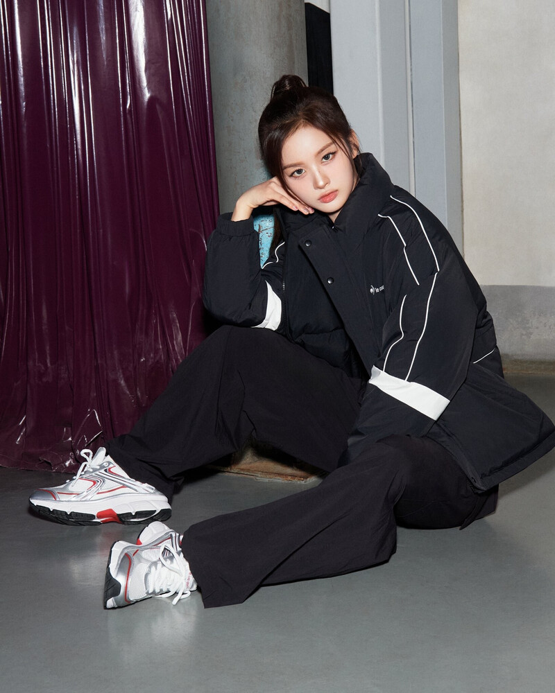 NMIXX's Haewon and Sullyoon X Le Coq Sportif 24 Winter 'SEE THAT' documents 4