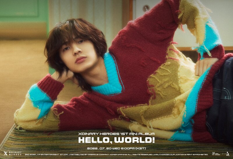 Xdinary Heroes 1st mini album "Hello, World!" concept photos documents 26
