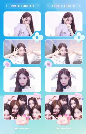 I-LAND2 Photobooth Collect Book - Lingling, Yoon Jiyoon, Koko, Ryu Sarang, Nam Yuju, Yui & Jeong Saebi