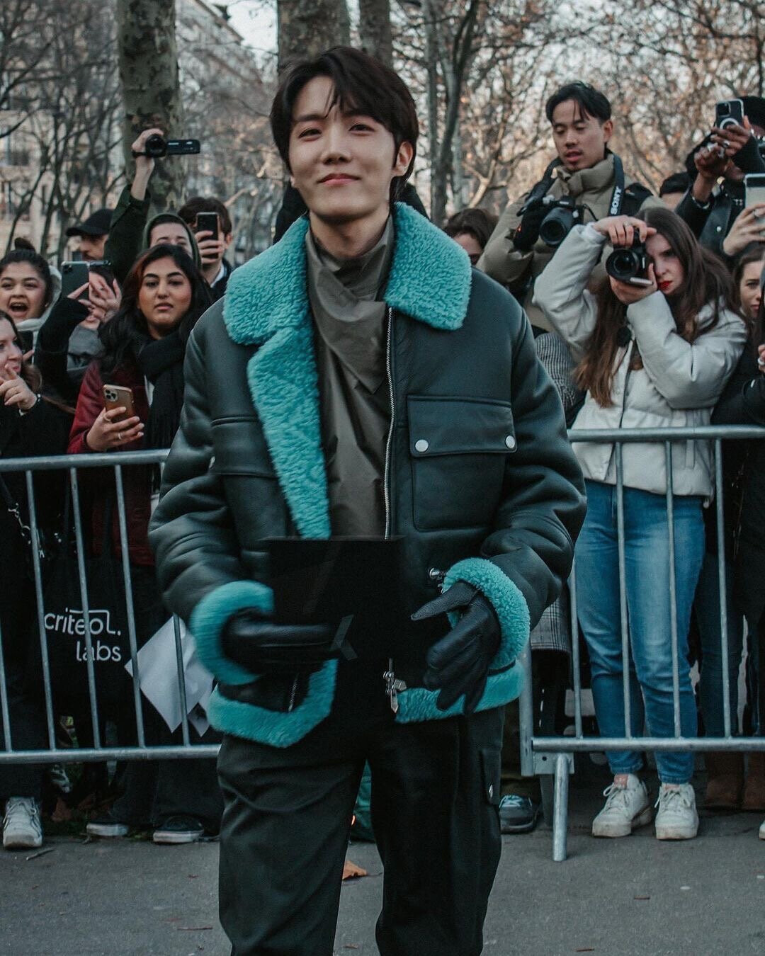 J-Hope at the Men's Fall-Winter 2023 Show