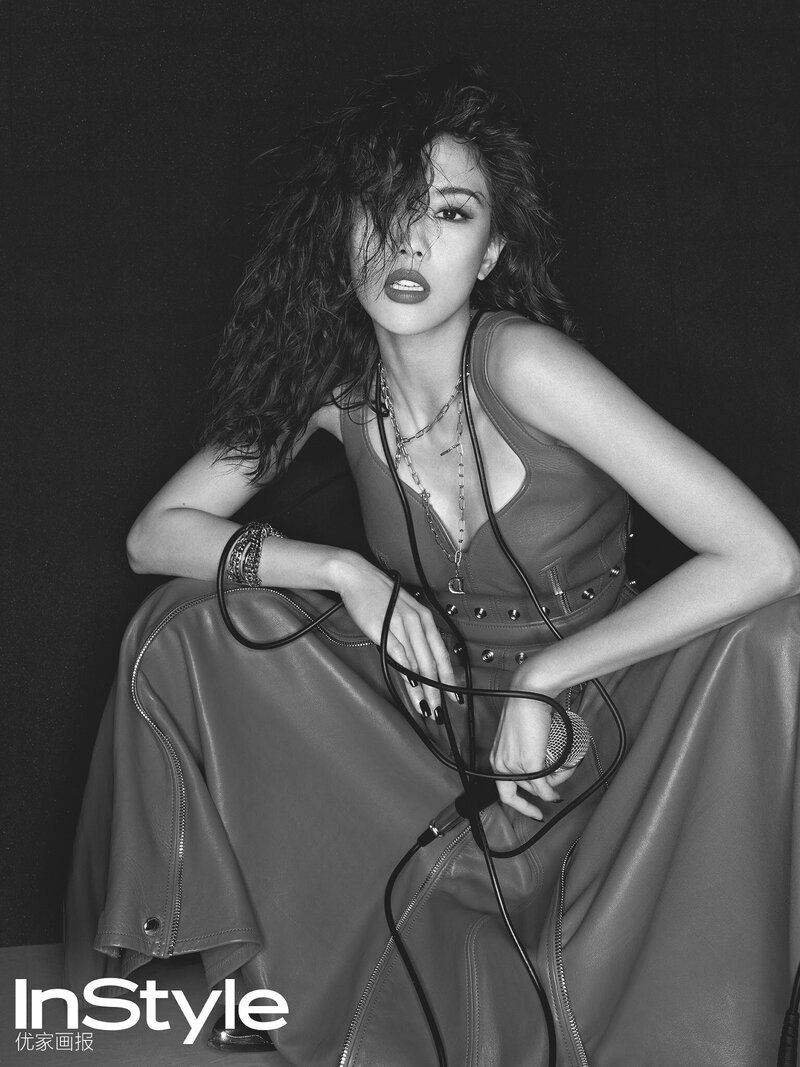 Miss A's Fei for InStyle Magazine October 2021 issue documents 6