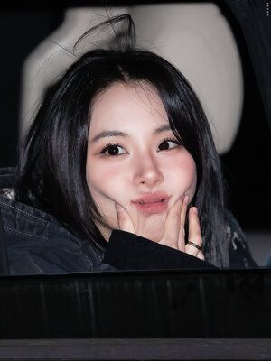 240301 TWICE Chaeyoung - Music Bank Commute