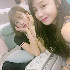 170807 Apink EUNJI instagram update with BOMI