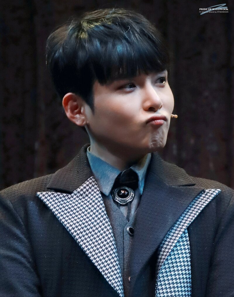 211031 Ryeowook at Mary Shelley Musical Last Stage documents 3
