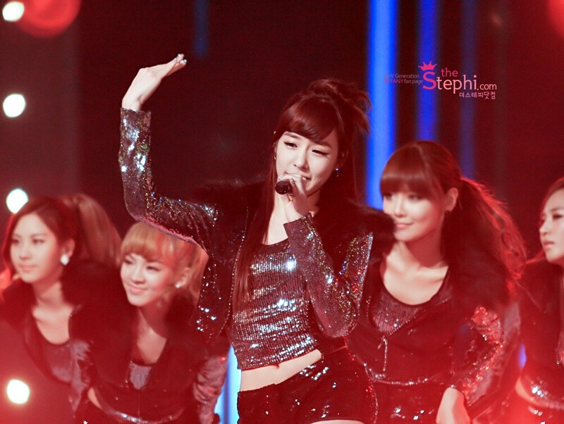 101230 Girls' Generation Tiffany at KBS Gayo Daechukje documents 1