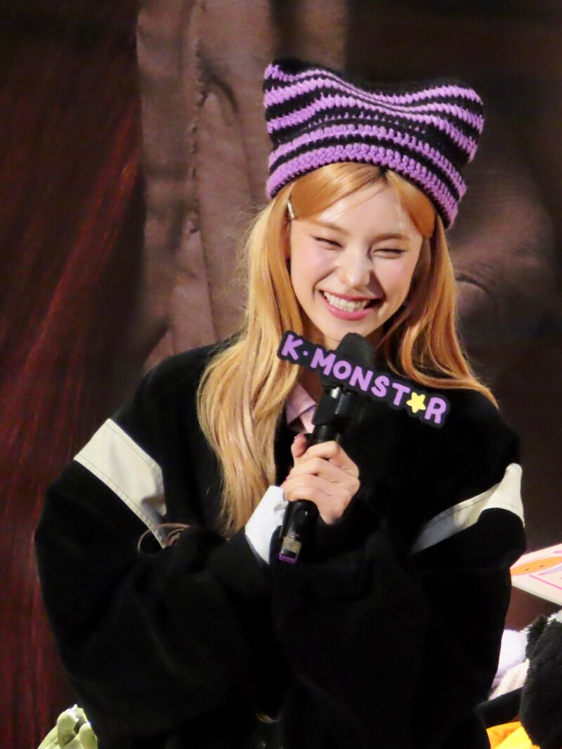 240217 ITZY Yeji - K-Monstar Offiline Fansign Event documents 5