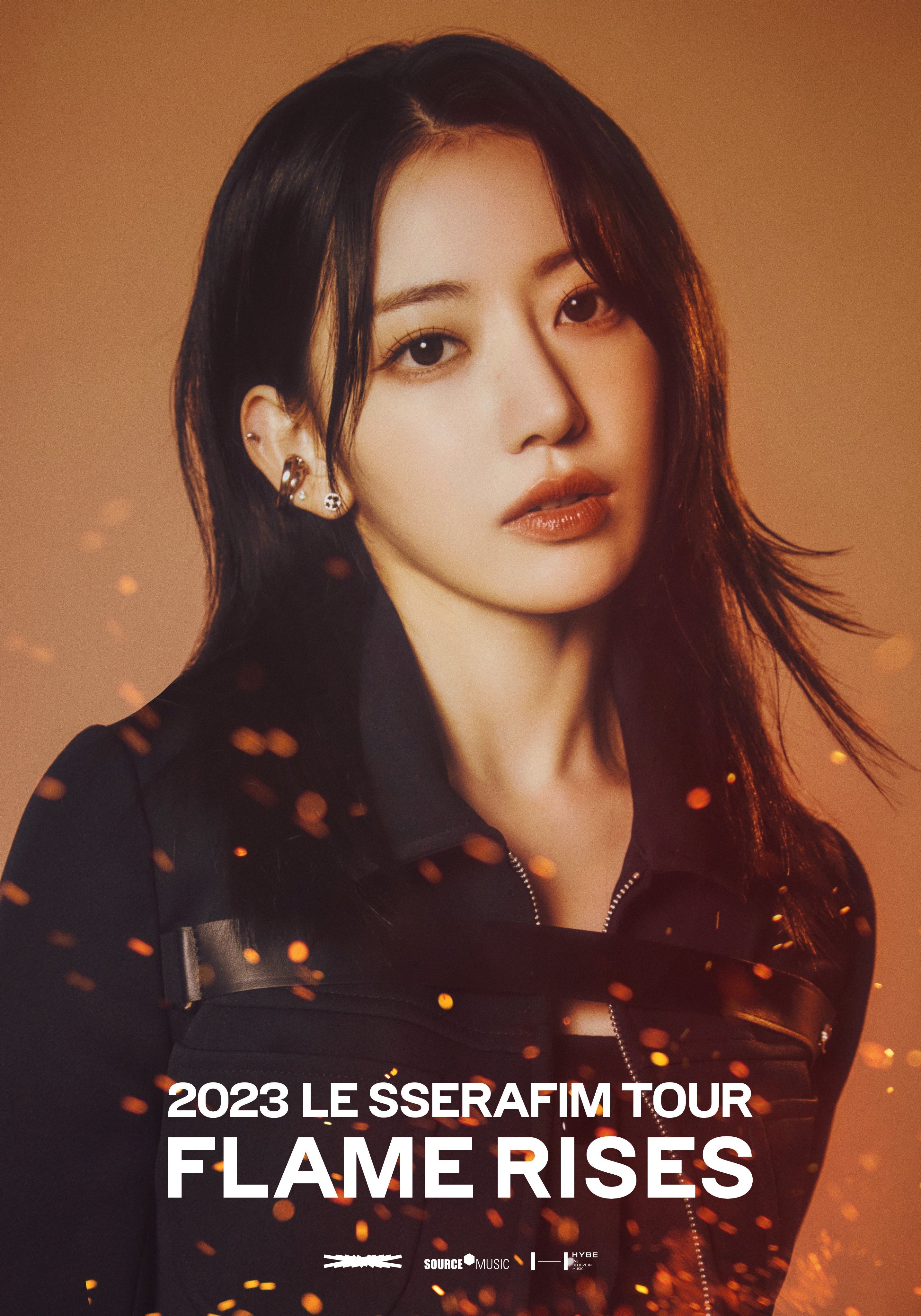 2023 LE SSERAFIM Tour ‘FLAME RISES’ In Seoul Official Posters kpopping