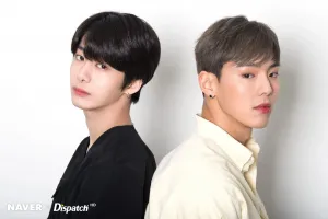 MONSTA X Shownu & Hyungwon  photoshoot by Naver x Dispatch