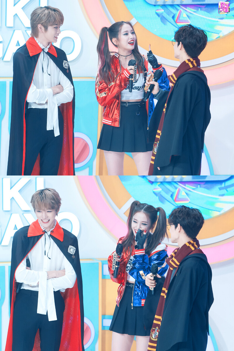 211031 Inkigayo MC's Yujin, Jihoon & Sungchan documents 22