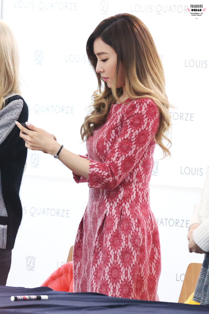 151127 Girls' Generation Tiffany at Louis Quatorze Busan Fansign documents 10