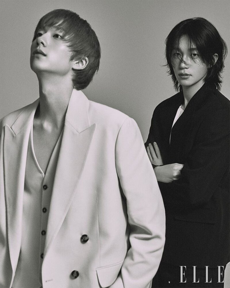 THEO and JIWOONG for ELLE Korea April 2024 Issue documents 2