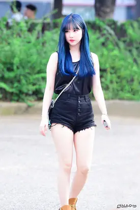 180720 GFRIEND Eunha on the way to Music Bank