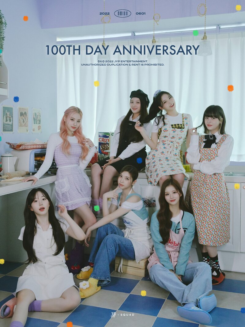 220601 NMIXX Twitter Update - NMIXX 100th Day Anniversary Celebration Posters documents 1