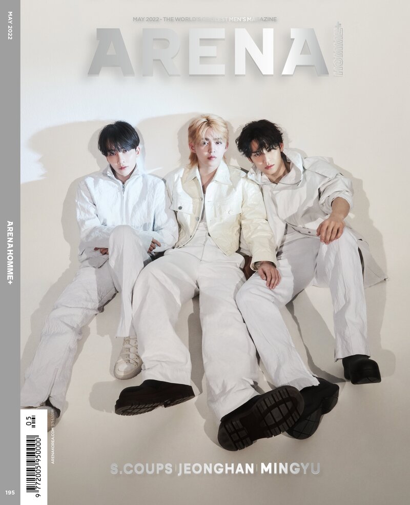 SVT S.COUPS x JEONGHAN x MINGYU for ARENA HOMME+ Korea x BOTTEGA VENETA May Issue 2022 documents 2