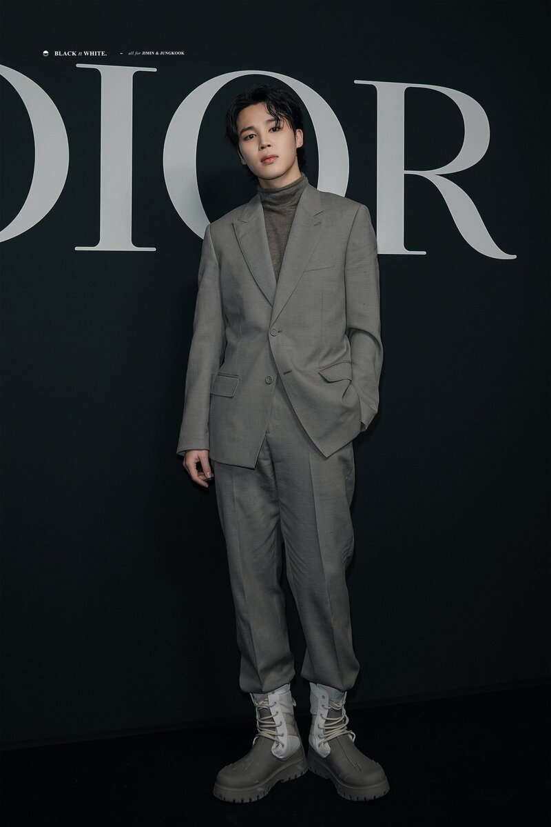 230120 BTS Jimin - Dior Homme Menswear FW 2023-2024 Show at Paris ...