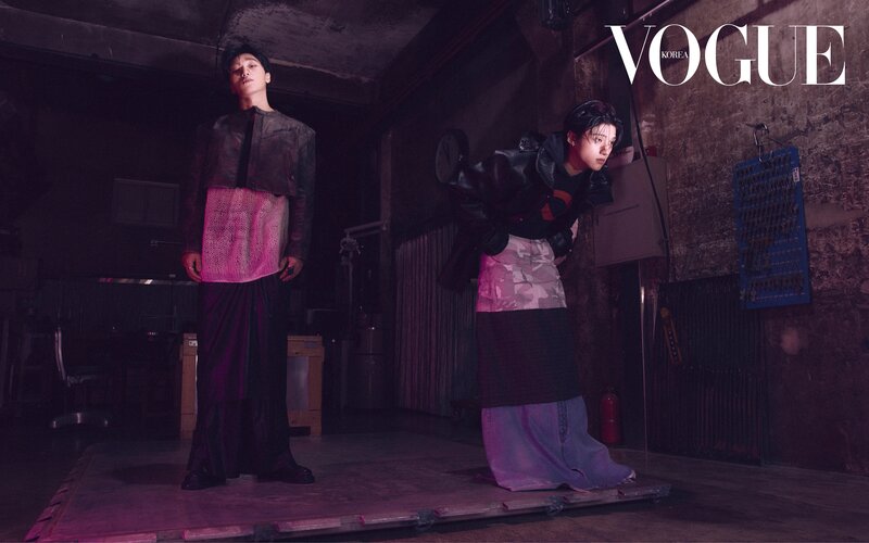 SAN and WOOYOUNG for VOGUE KOREA 2024 Issue documents 2