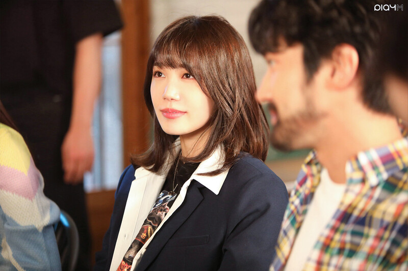 211018 IST Naver post - Apink EUNJI 'Work later, Drink now' drama Poster Shoot behind documents 10