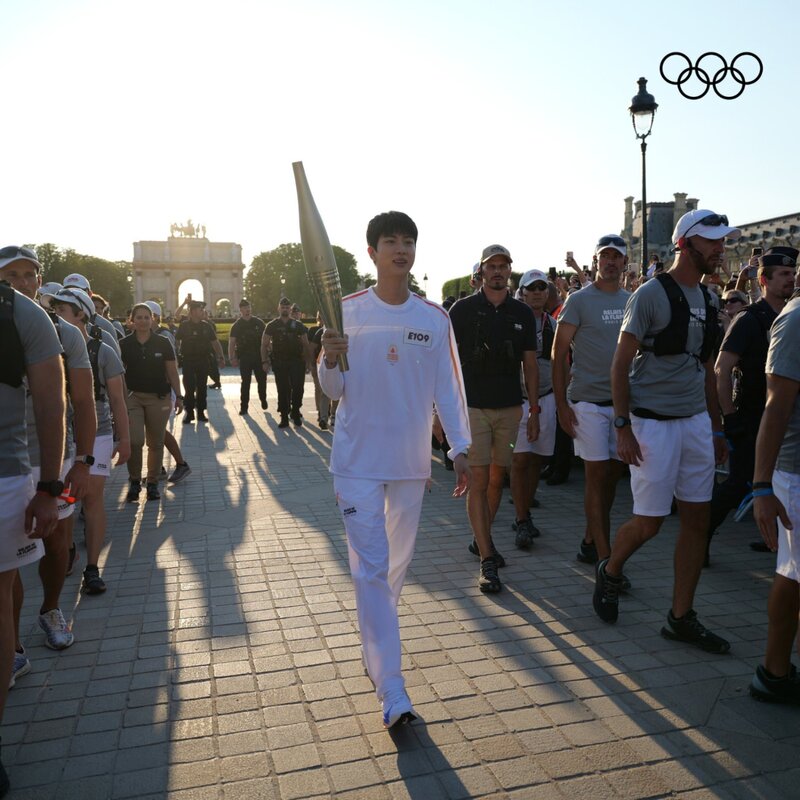 240715 Jin SNS Updates - Paris Olympics 2024 documents 5