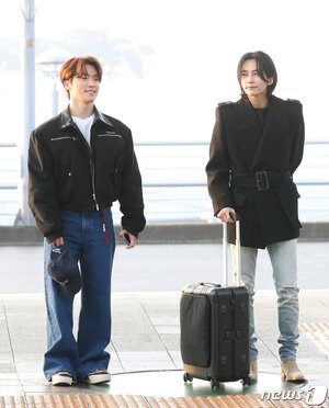 230206 SEVENTEEN Dino and Jeonghan at Incheon International Airport