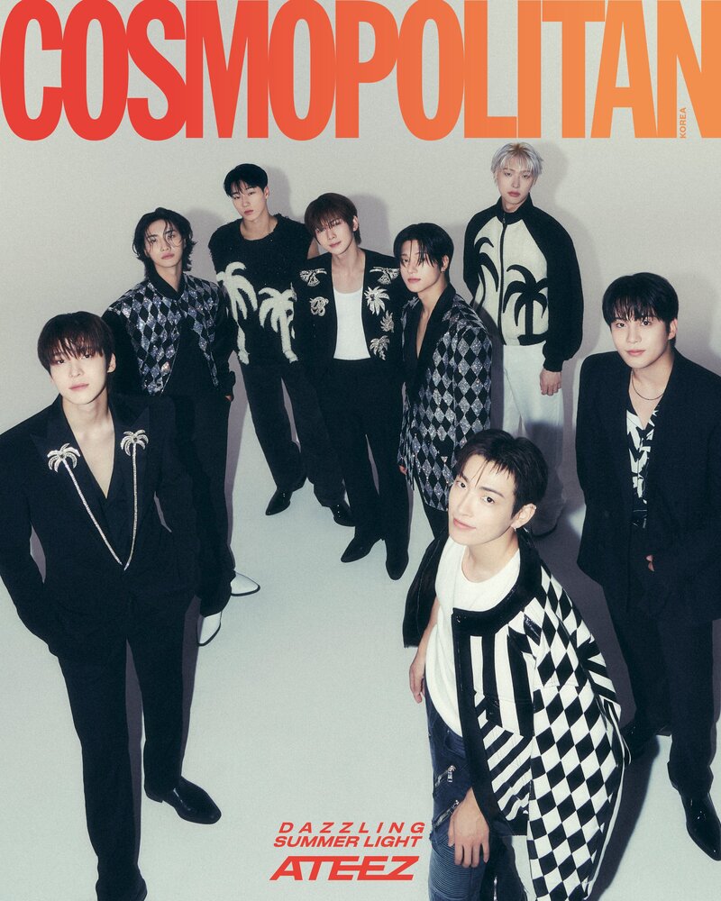 ATEEZ for Cosmopolitan Korea  July 2024 Issue documents 2