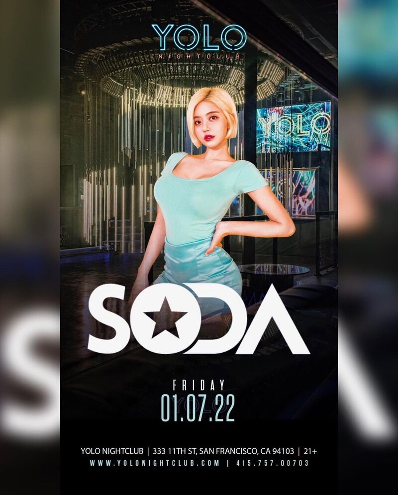 DJ Soda North America Tour 2021-2022 promotional posters documents 13