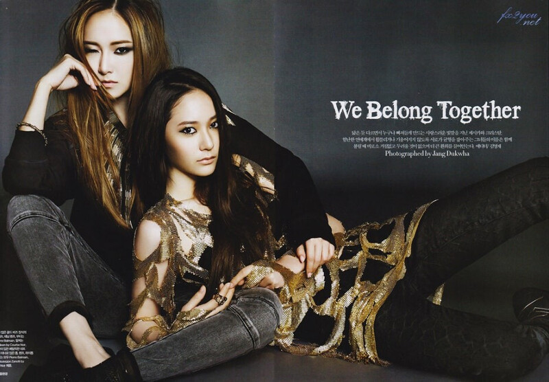 Jessica and Krystal for Harper's Bazaar Korea - October 2013 Issue [SCANS] documents 2