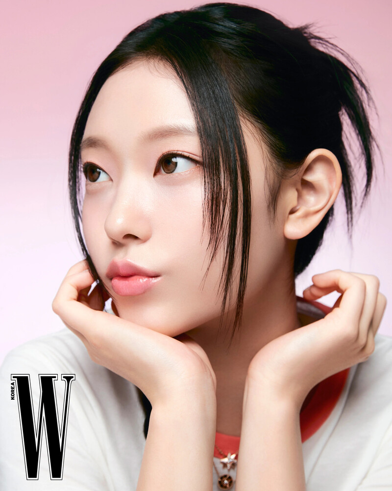 NewJeans Haerin x Dior Le Balm for W Korea May 2024 documents 5