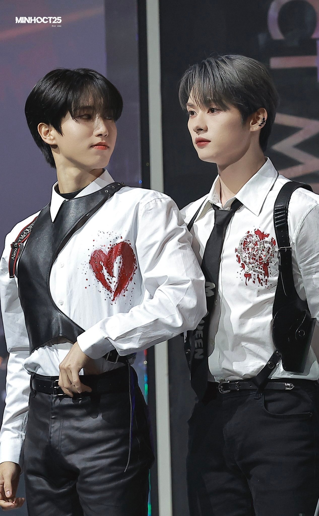 221008 Stray Kids Lee Know & Han at The Fact Music Awards 2022 | kpopping
