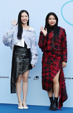 230905 Nayun and Hyebin at Seoul Fashion Week
