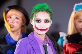 181031 Dreamcatcher Halloween Event - Siyeon as The Joker
