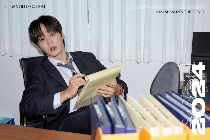 231121 - from20 X HELLO GLOOM 2024 SEASON'S GREETINGS 'Office Type' Concept Photo documents 1