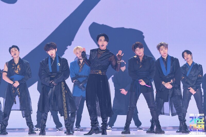 211225 - Ateez The Real Performance at 2021 SBS Gayo Daejeon Behind Photos documents 4