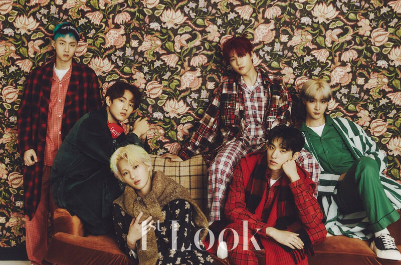 P1harmony for 1st Look Magazine December 2021 issue documents 1