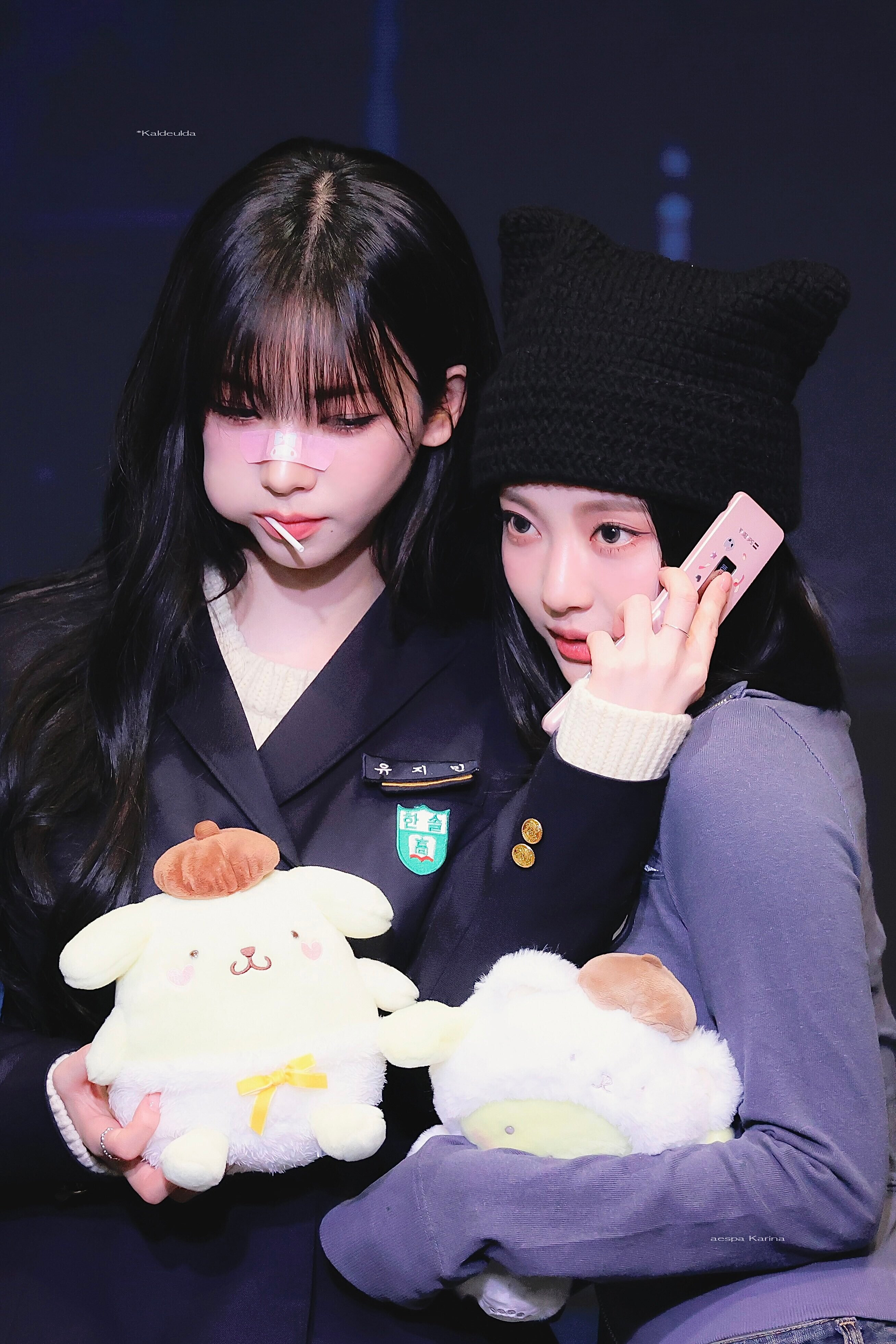 231205 Karina and Ningning at Fansign Event | kpopping